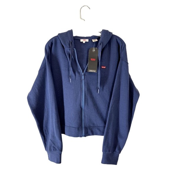 Authentic Levis Zip Up Hoodie - NEW WITH TAG - SIZE S - Picture 1 of 5